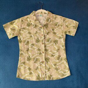 Ten 2 One Women's Floral Hawaiian Top